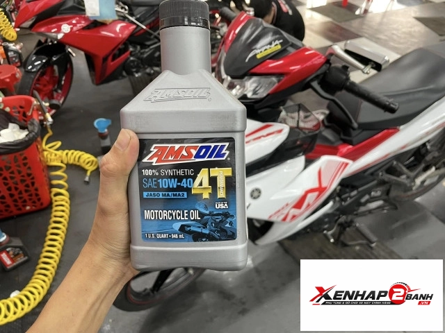Nhớt amsoil 10w40 performance 946ml - 6