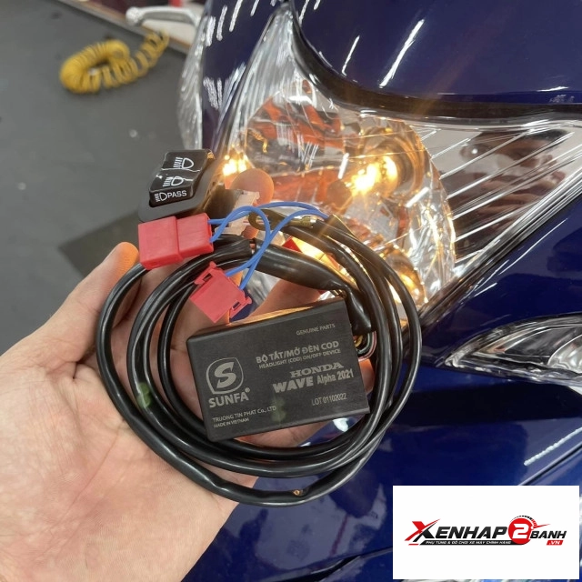 Bộ công tắc đèn sunfa cho honda wave a blade - 5