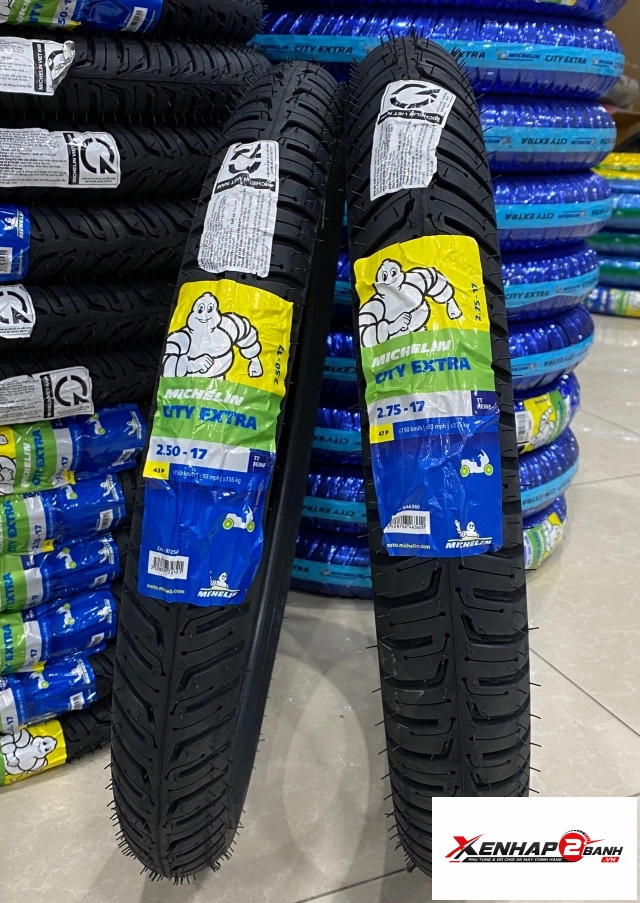 Vỏ có ruột michelin city extra 250-17 43p - 3