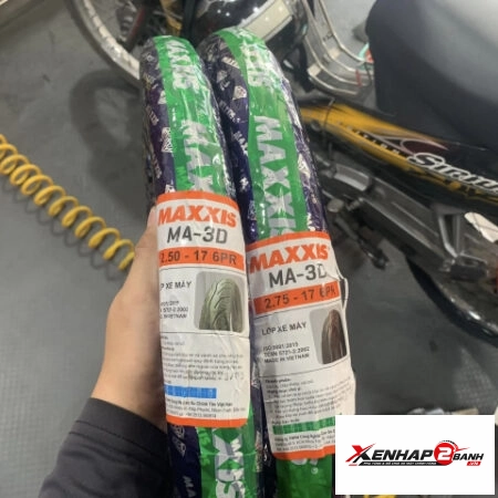 Vỏ Maxxis có ruột 3D (2.50-17 – 2.75-17)