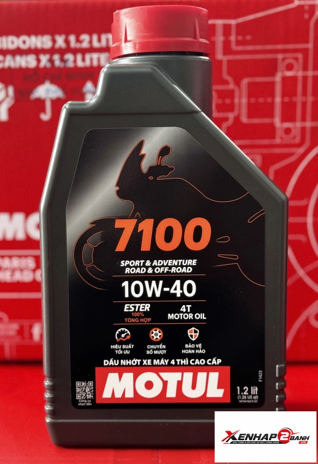 Nhớt motul 7100 10w40 1l2 - 1