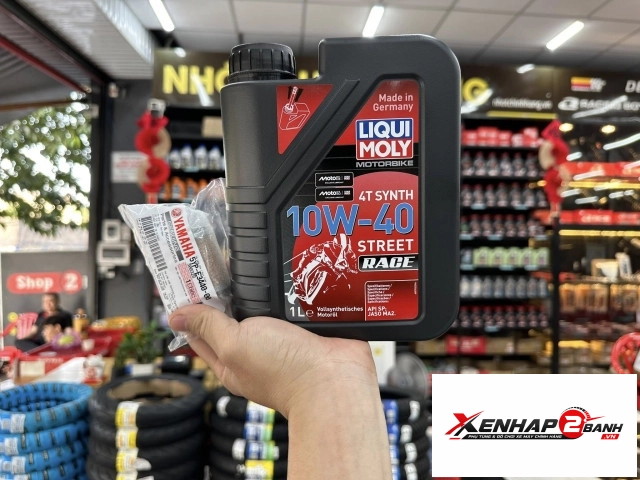 Nhớt liqui moly 4t synth 10w40 street race 1l - 1