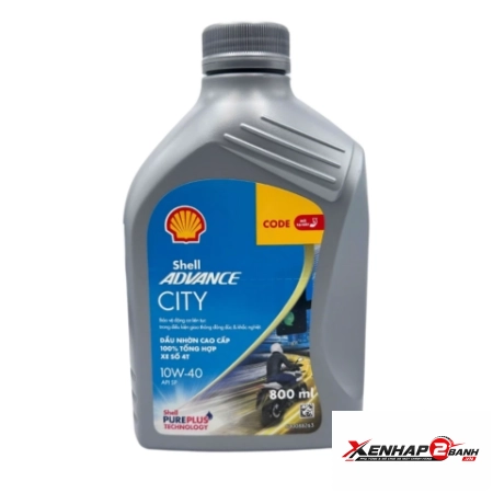 Nhớt Shell Advance City 10W40 0,8L