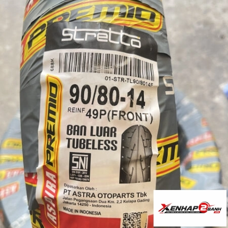 Vỏ xe Aspira Stretto 90/80-14