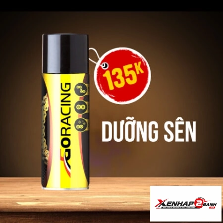 Chai xịt bôi trơn sên GoRacing