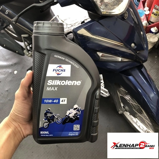 nhớt fuchs silkolene max 10w40 4t 08l - 1