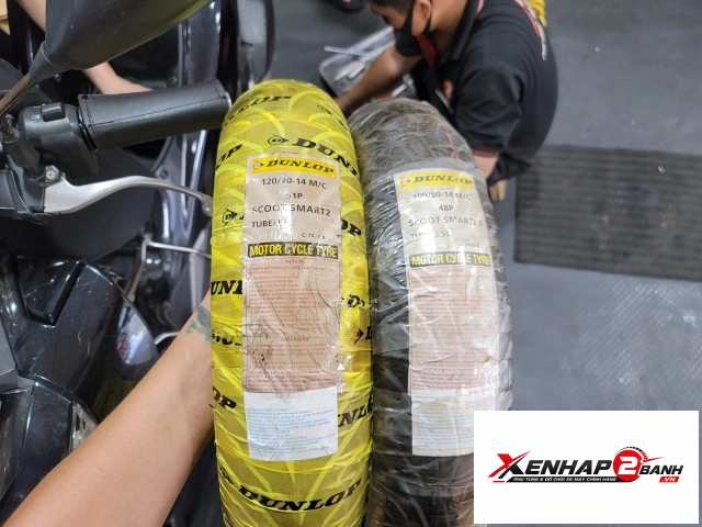 Lốp dunlop scoot smart 2 10080-14 - 12070-14 - 1