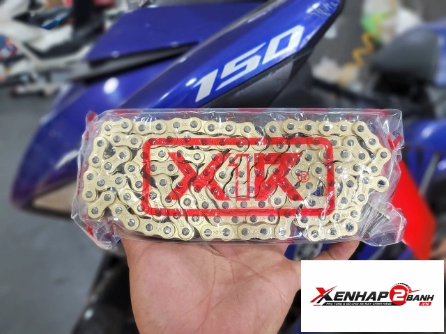 Bộ nhông sên dĩa x1r cho exciter 150 122l đen - 5