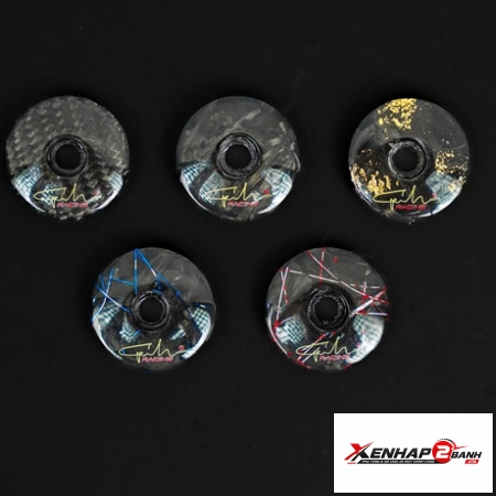 Nút che chân kính GH Racing carbon sợi