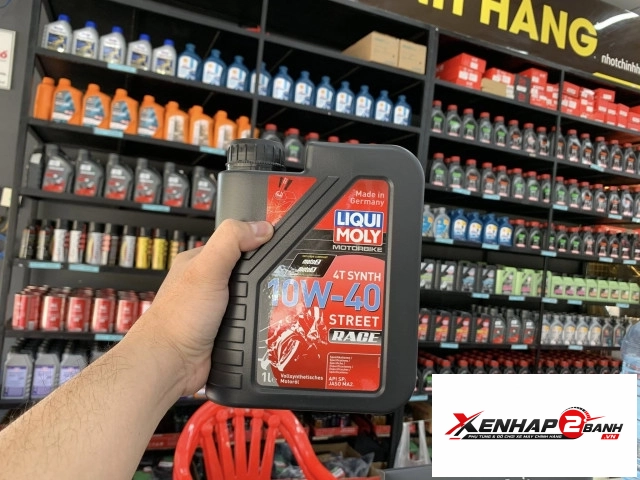 Nhớt liqui moly 4t synth 10w40 street race 1l - 3