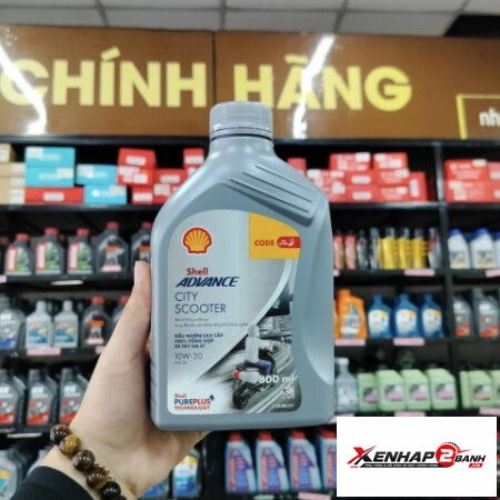 Nhớt Shell Advance City Scooter 10W30 0,8L