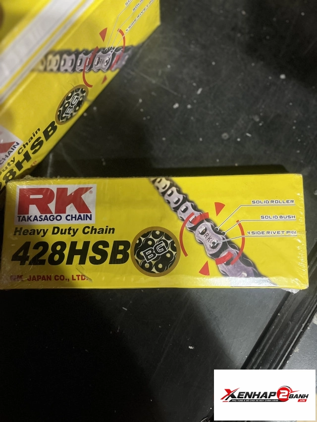 Sên rk vàng đen 428hsb - 132l chính hãng - 2