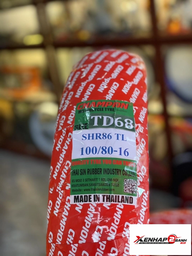 Vỏ xe champion td68 chính hãng 10080-16 - 3