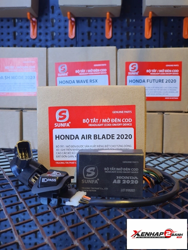 Bộ công tắc đèn sunfa cho air blade 125150 đời 2020 - 2021 - 1