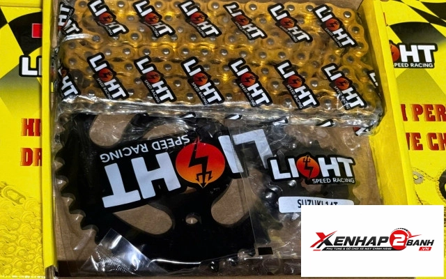 Bộ nhông sên dĩa light cho satria raider - 2