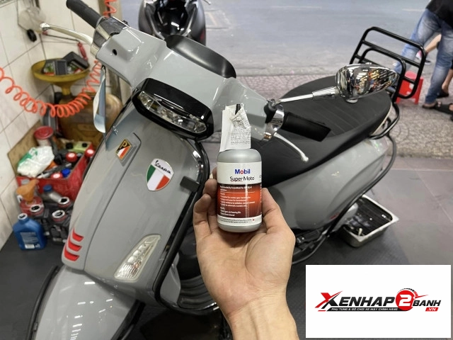 Nhớt lap nhớt hộp số xe ga mobil super moto 80w90 120ml - 4