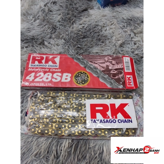Sên rk vàng đen 428sb - 132l chính hãng - 1