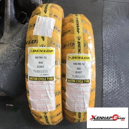Lốp Dunlop D307 (90/90-12 – 100/90-10)