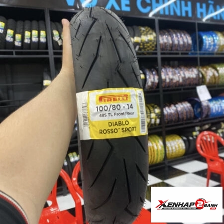 Vỏ Pirelli 100/80-14 Diablo Rosso Sport