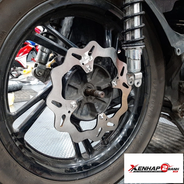 Bộ ốc đĩa salaya inox cho honda sh raider satria 8 con - 2