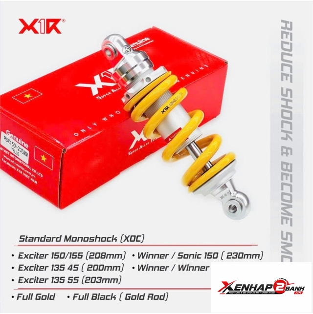 Phuộc x1r standard cho winner sonic chính hãng - 1