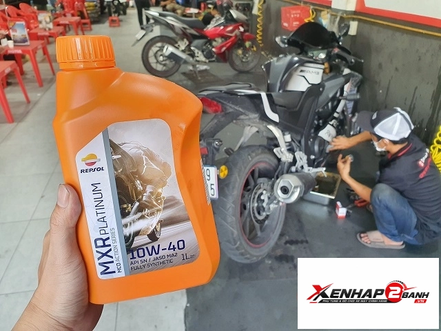 Nhớt repsol mxr platinum 10w40 1l - 1