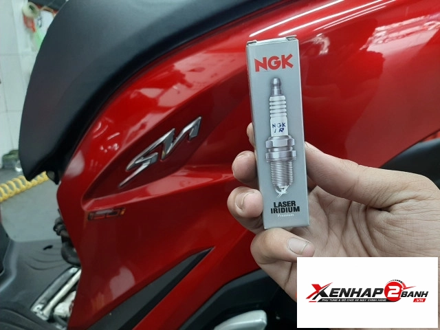 Bugi ngk laser iridium cho shvn 2020 sh350i vario 160 pcx 160 adv - 4