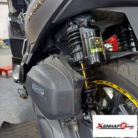 Phuộc RCB VD ty vàng cho Honda AB 125/160 (mẫu 4val) chính hãng