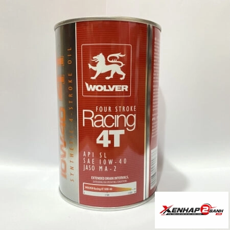 Nhớt Wolver Racing Synthetic 10W40 1L