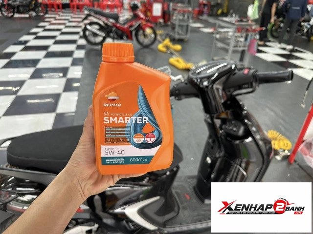 Nhớt repsol smarter scooter 4t 5w-40 08l - 3