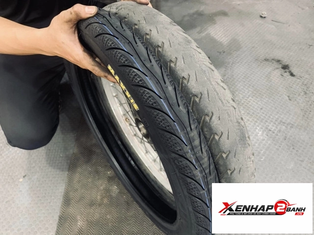 Vỏ có ruột maxxis 250-17 gai kim cương 3d - 4