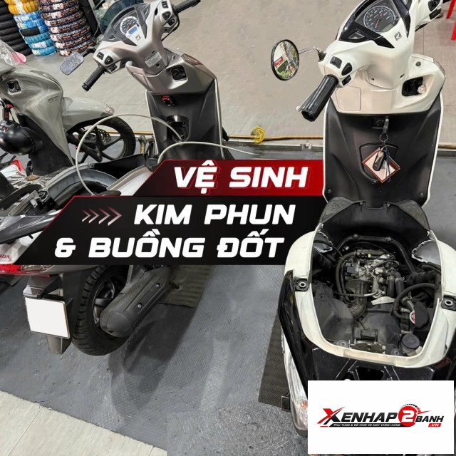 Vệ sinh buồng đốt và kim phun xăng - 1