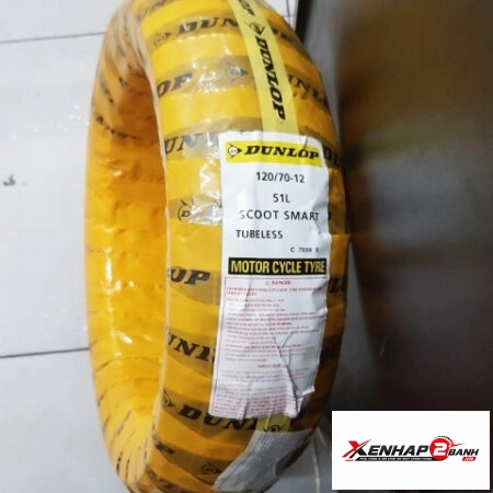 Vỏ xe Dunlop 120/70-12 Scoot Smart