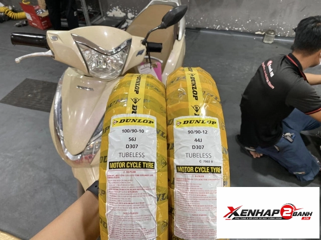 Lốp dunlop d307 9090-12 - 10090-10 - 1