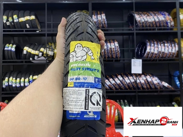 Vỏ michelin pilot street 2 size 9080-17 - 1