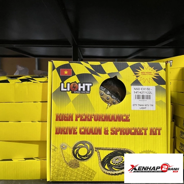 Bộ nhông sên dĩa light cho yamaha exciter 150 - 1