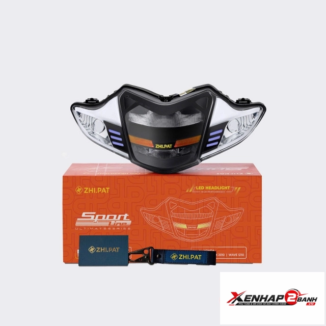 Đèn led 2 tầng zhipat sportline cho wave s 110 rs 110 rsx 110i rsx at blade 110 - 6