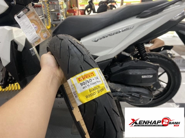 Vỏ pirelli 9090-14 diablo rosso sport - 2