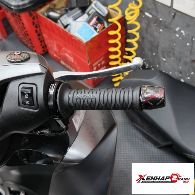Gù gh racing carbon sợi cho honda sh - 9