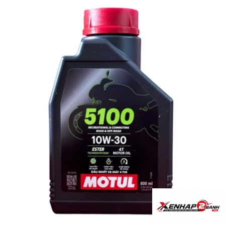 Nhớt Motul 5100 4T 10W30 0.8L