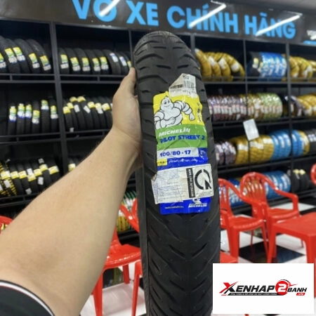 Vỏ Michelin Pilot Street 2 size 100/80-17