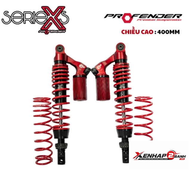 Phuộc profender x series cho sh 350i sh300i cao 400mm chính hãng - 1