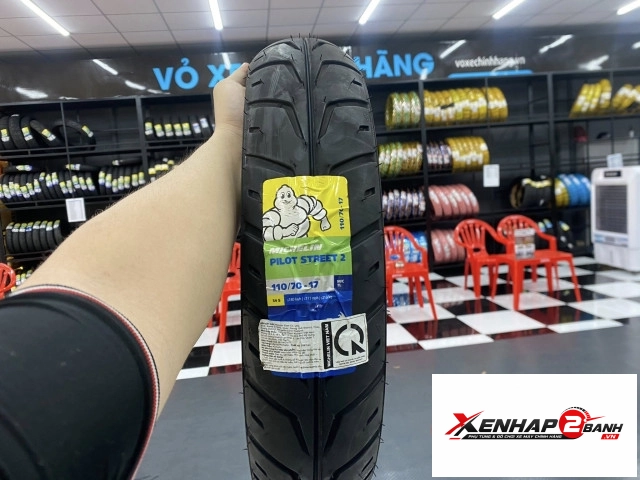 Vỏ michelin pilot street 2 size 11070-17 - 1