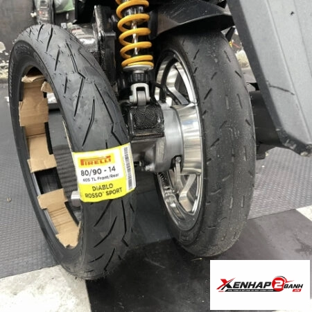 Vỏ Pirelli 80/90-14 Diablo Rosso Sport