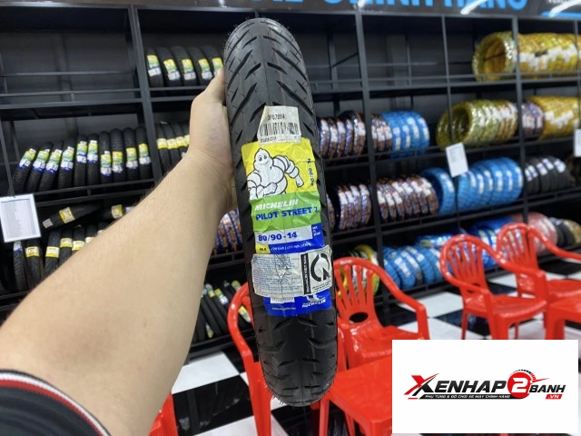 Vỏ michelin pilot street 2 size 8090-14 - 1