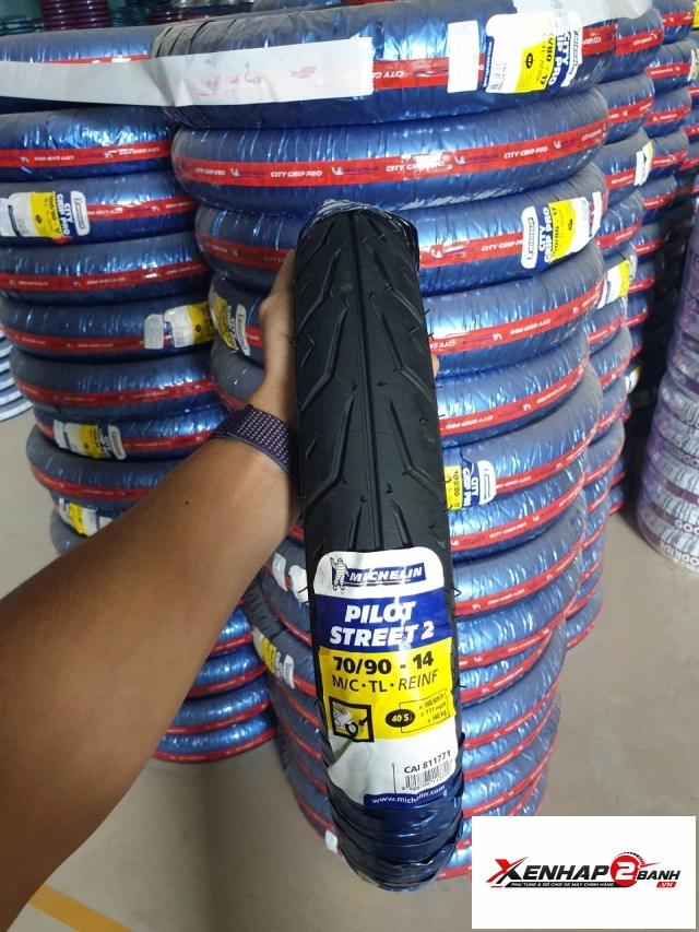 Vỏ michelin pilot street 2 size 7090-14 - 1