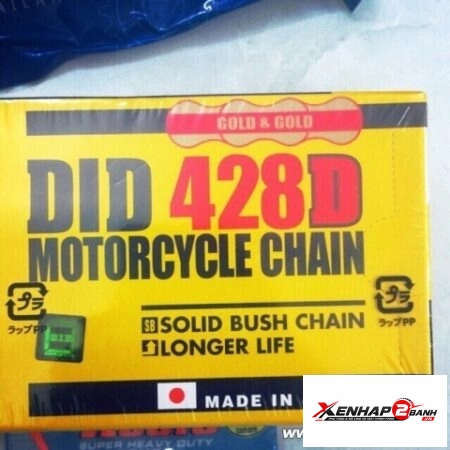 Sên vàng DID 9 ly 428D (chính hãng) 130 mắc