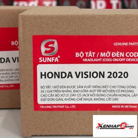 Bộ công tắc đèn Sunfa cho Vision 2020 – 2024, Lead 2020 – 2025 bản đèn halogen