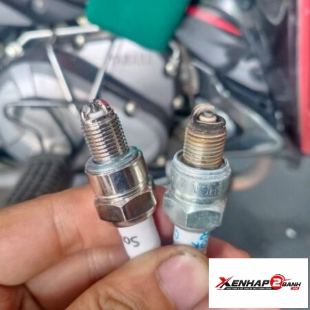 Bugi Sovko 3 chấu A6TJC chân ngắn chính hãng