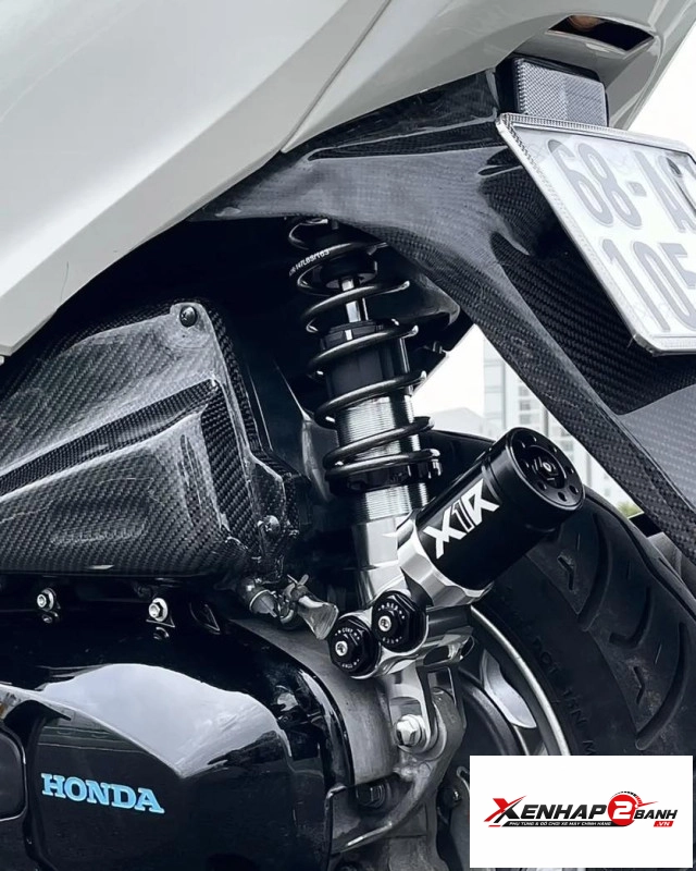 Phuộc x1r gt3 bình dầu xéo cho honda lead - 4